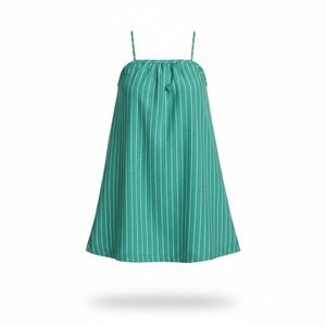 WOMEN'S Green & White Stripe Mini Shift Dress A New Day XXL